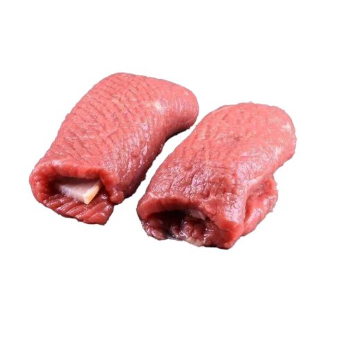 Benløse Fugle af okseinderlår med bacon