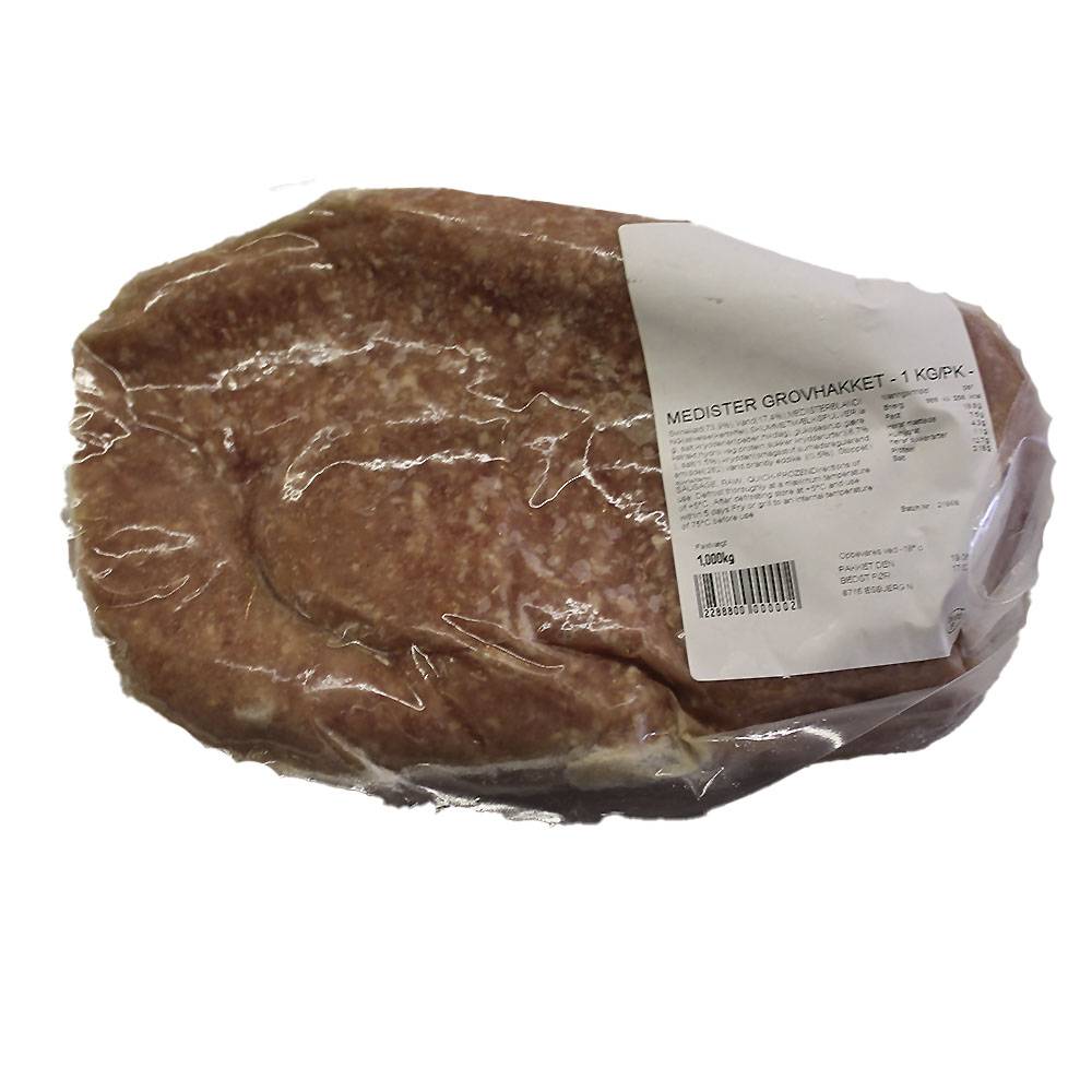 Rå medisterpølse 1 kg. 1 Rå medisterpølse 1 kg.