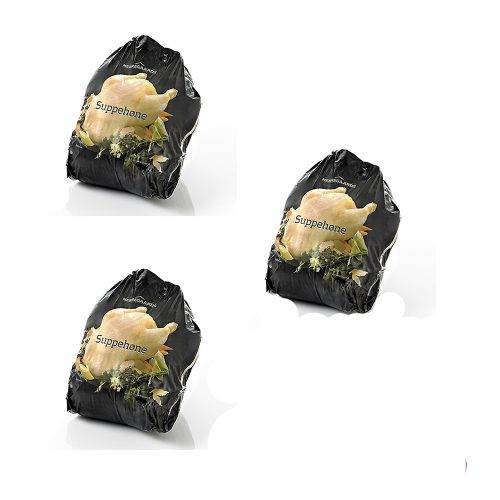 Herregårds Suppehøns 3 stk. i alt 9 kg.