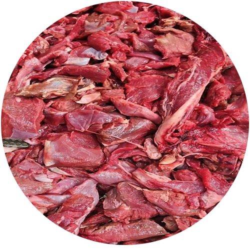 Krondyr småkød 2 kg.